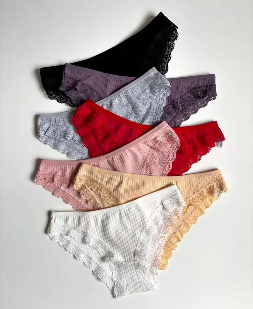 شورت زنانه نخ پنبه لب توری برند میسپل