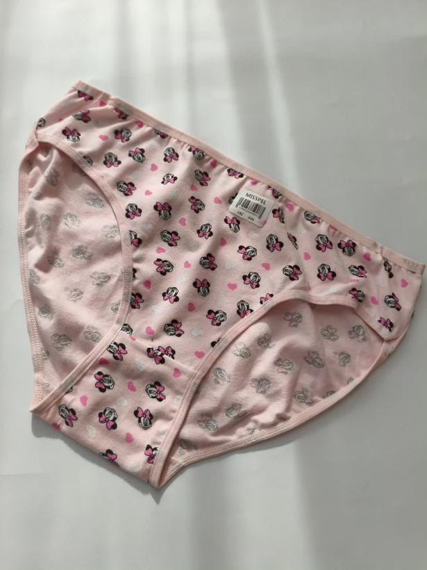 شورت نخ پنبه زنانه برند میسپل طرح دار 3XL