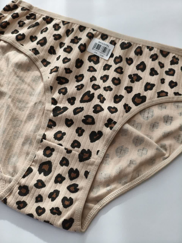 شورت نخ پنبه زنانه کبریتی طرح دار برند میسپل 2XL